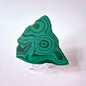 Gemstone Chrysocolla/Malachite Slab 600 g (14 x 13 cm) – Statement Piece with Spiritual Depth