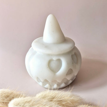 Gemstone Female Body Bust (8 cm) - Rose Quartz