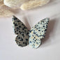 Edelsteen Vlinder  6x5 cm – Dalmation Jasper