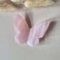 Edelsteen Vlinder  6x5 cm – Rozenkwarts