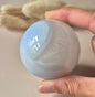 Crystal Gemstone Ball Moss Agate Druzy sphere 85mm - #1 834g
