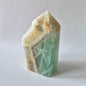 Groene Fluoriet Punt – Ruw & Gepolijst | Uniek Druzy Stuk 500 gram
