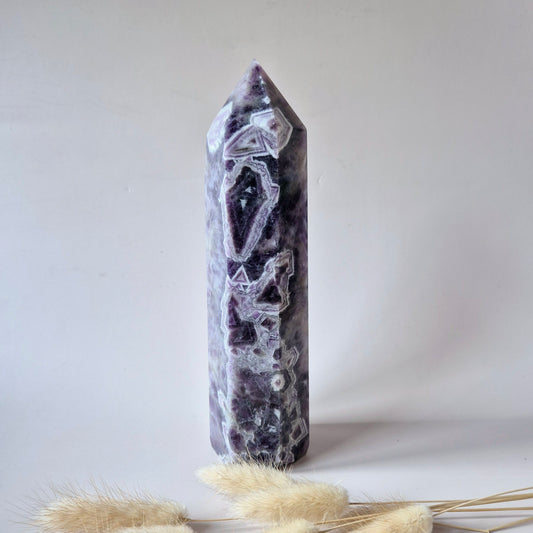 Flashy Labradorite Gemstone Tower - 8-10 cm High
