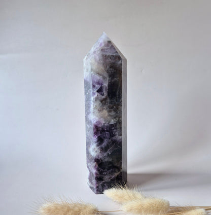 Flashy Labradorite Gemstone Tower - 8-10 cm High