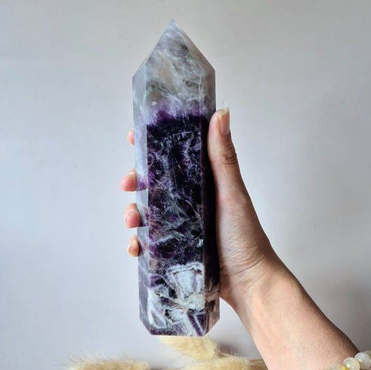Flashy Labradorite Gemstone Tower - 8-10 cm High
