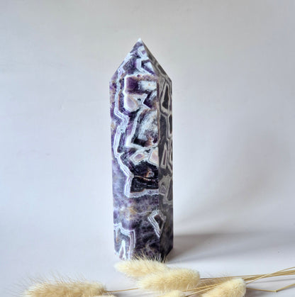 Flashy Labradorite Gemstone Tower - 8-10 cm High