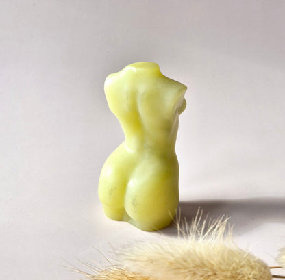 Serpentijn Vrouwenbeeldje – 8 cm – beschermende edelsteen buste