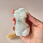 Gemstone Female Body Bust (8 cm) - Rose Quartz