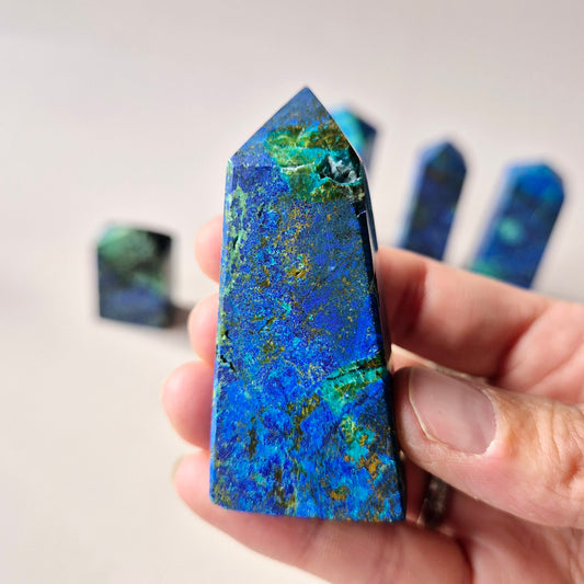 XL Druzy Seltener Azurit-Malachit Roher Brillant-Edelstein Nr. 1 522 Gramm – Funkelnde Naturkraft
