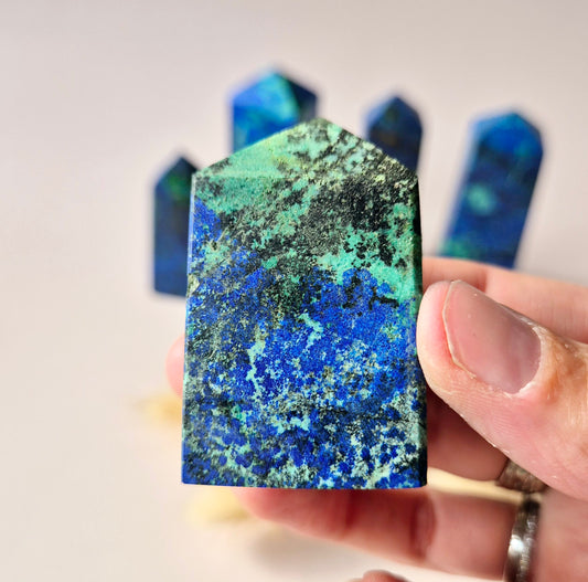 XL Druzy Seltener Azurit-Malachit Roher Brillant-Edelstein Nr. 1 522 Gramm – Funkelnde Naturkraft