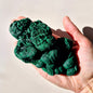 Samtmalachit – Rohes Malachit-Edelsteinstück, ca. 95 g.
