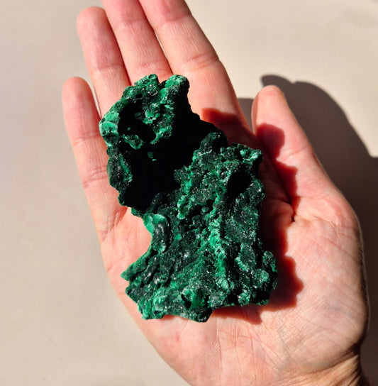 Zeldzame Edelsteen Velvet Malachite Cat Eye – Ruwe Cluster 100gram