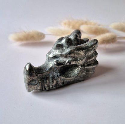 Edelstein Super Auffälliger Labradorit Drachenschädel (5–6 cm) - Drachenschädel