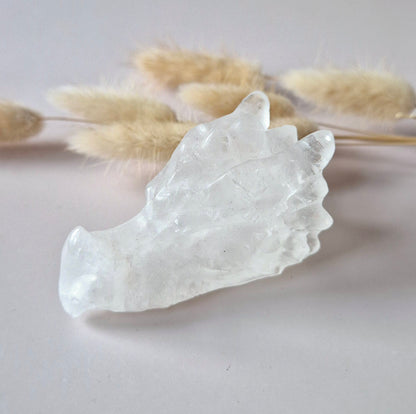 Edelstein Super Auffälliger Labradorit Drachenschädel (5–6 cm) - Drachenschädel