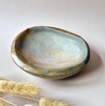 XL Ocean Jasper schaal – Handgeslepen edelstenen kom #4 – 785 gram