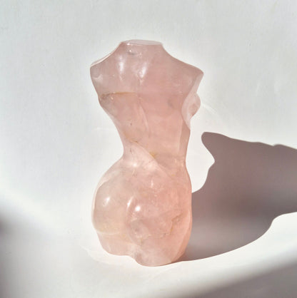 XL Edelsteen Rozenkwarts Vrouwenbuste – 13 cm – 650g