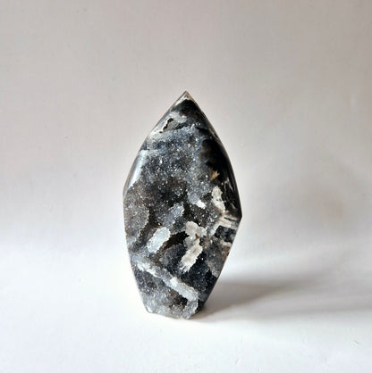 Edelsteen Druzy Sphalerite Flame Sculptuur #1 - 283g