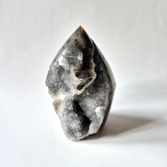 Edelsteen Druzy Sphalerite Flame Sculptuur #3 - 247g