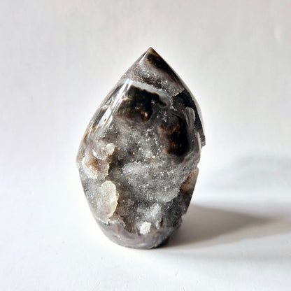 Edelsteen Druzy Sphalerite Flame Sculptuur #3 - 247g