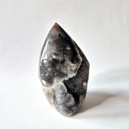 Edelsteen Druzy Sphalerite Flame Sculptuur #3 - 247g