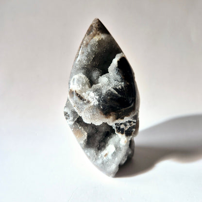 Edelsteen Druzy Sphalerite Flame Sculptuur #7 - 270g