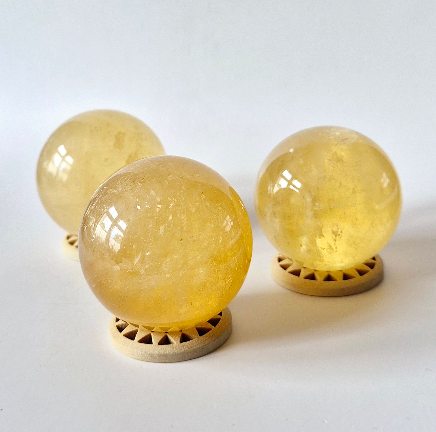 Edelsteen Gele Fluoriet Bol (5 cm)