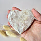 Edelsteen Druzy Pink Amethist Hart #13 8-10cm (Roze Amethist)