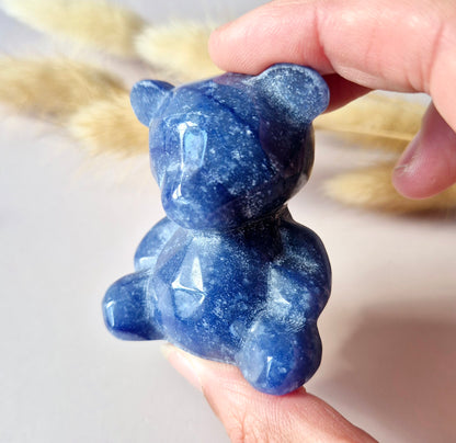 Edelsteen Crystal Carving Beer – Blauwe Aventurijn