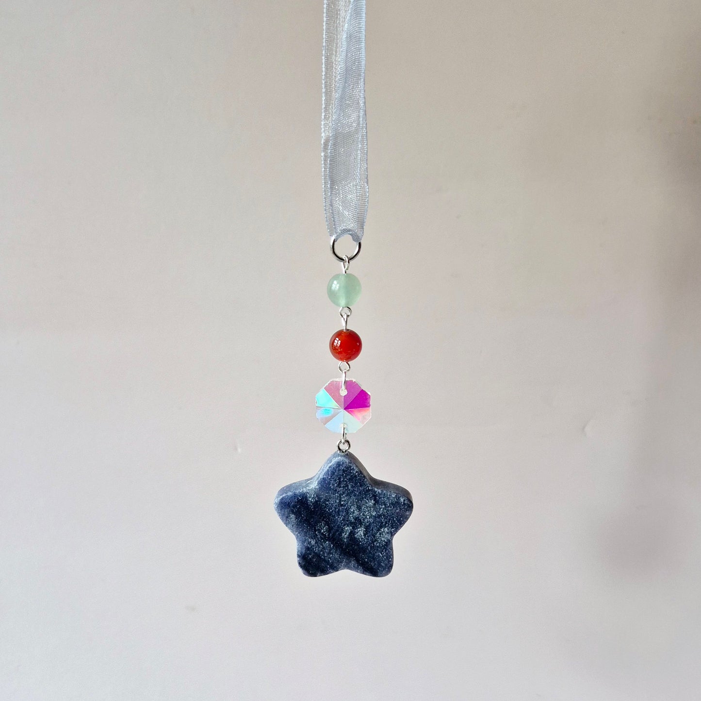 Willekeurige Edelsteen Kerst Ster Hangers / Suncatchers
