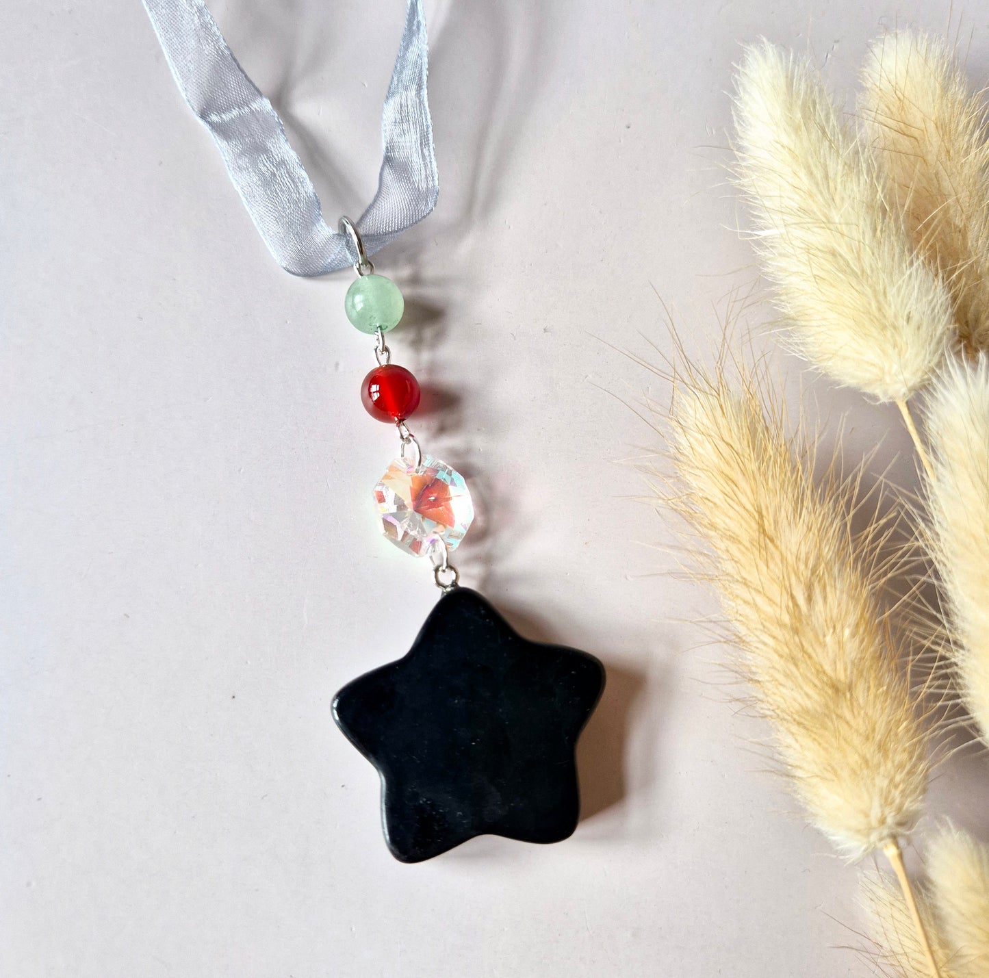Willekeurige Edelsteen Kerst Ster Hangers / Suncatchers