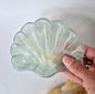 Edelsteen Carving Schaal Schelpvorm Groene Fluoriet #31 - Uniek Cadeau
