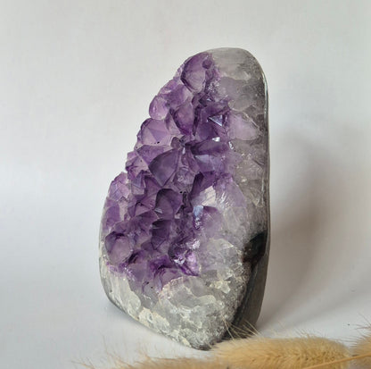 Edelsteen Gepolijste Amethist Geode van 814gram – Spirituele Eyecatcher met Krachtige Energie