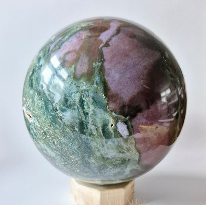 XXL Ocean Jasper Bol – 3 kg (130 mm) – Kalmerende Energie & Natuurlijke Patronen