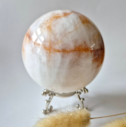 XL Fire Quartz Kristallen Bol – 88 mm (935g)| Energieversterkende Edelsteen voor Kracht en Focus