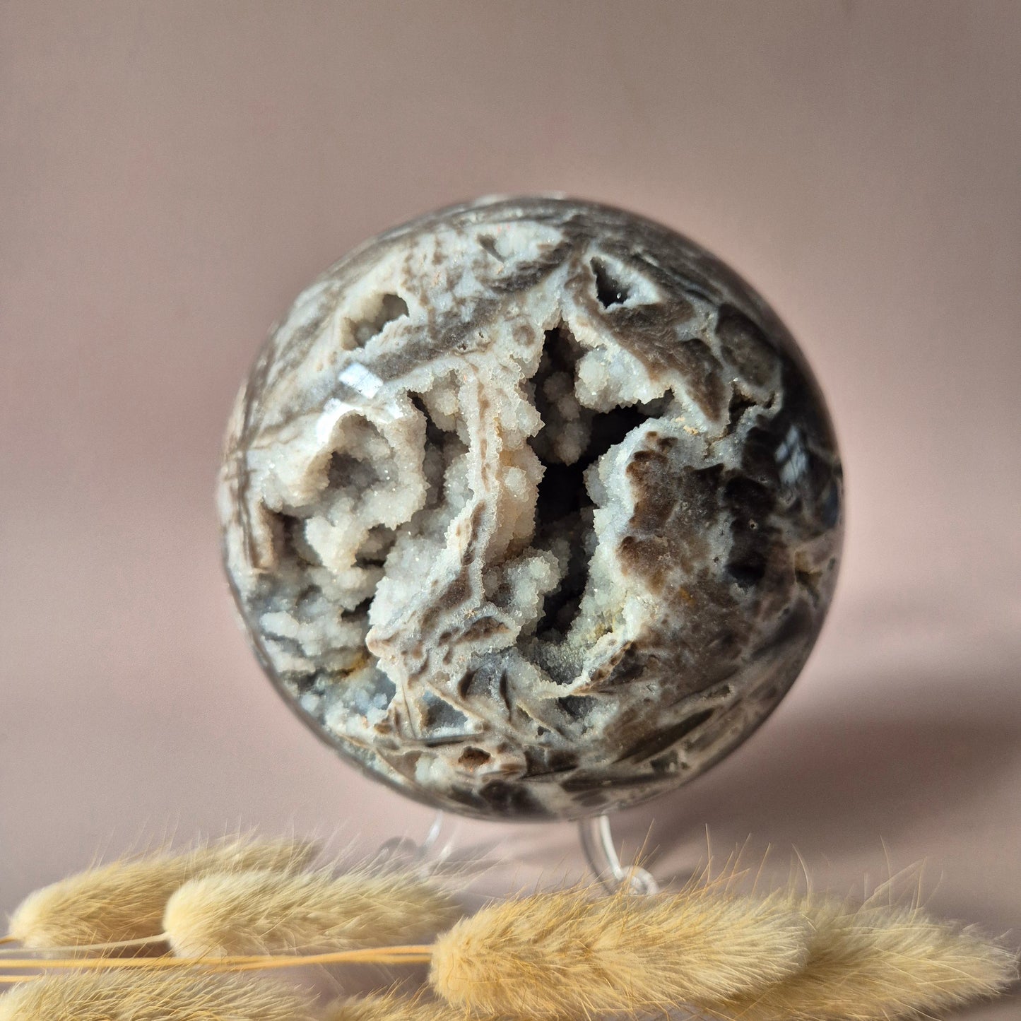 XXL Sphalerite Druzy Edelsteen Bol – 110 mm (1633g) Aardende Steen voor Bescherming en Kracht