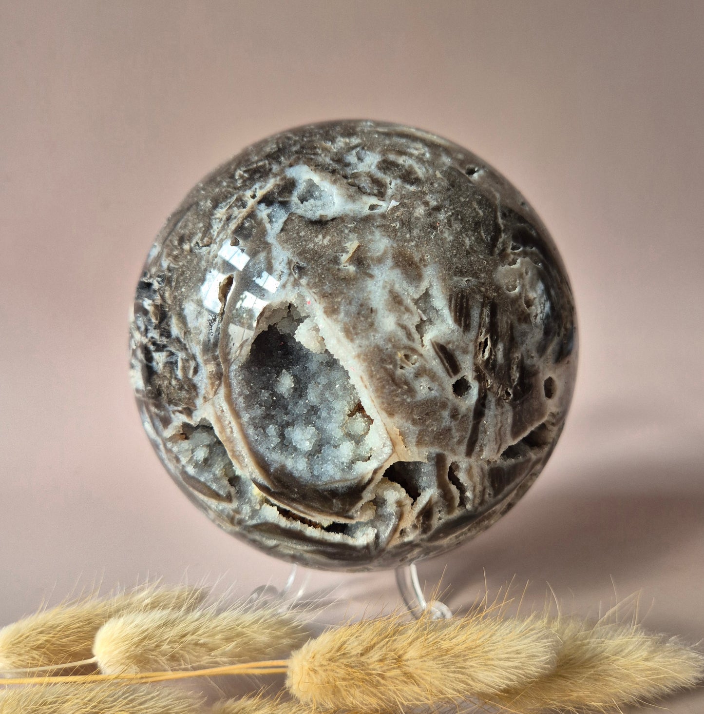 XXL Sphalerite Druzy Edelsteen Bol – 110 mm (1633g) Aardende Steen voor Bescherming en Kracht