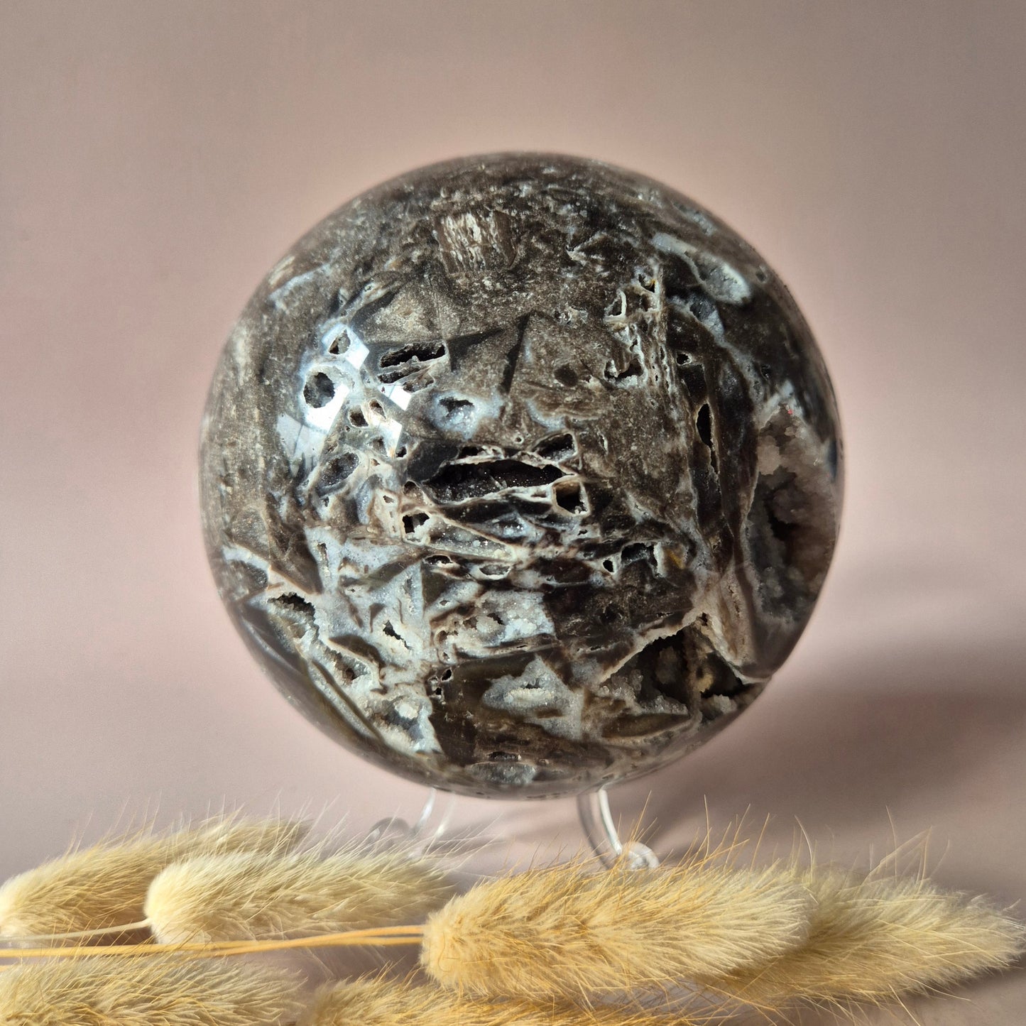 XXL Sphalerite Druzy Edelsteen Bol – 110 mm (1633g) Aardende Steen voor Bescherming en Kracht