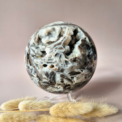 XXL Sphalerite Druzy Edelsteen Bol – 110 mm (1633g) Aardende Steen voor Bescherming en Kracht