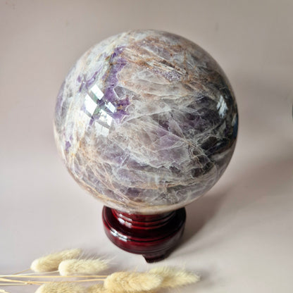 XXL Dream Amethist Edelsteen Bol – 180 mm | Krachtige Spirituele Edelsteen voor Rust en Intuïtie Statement Piece (kopie)