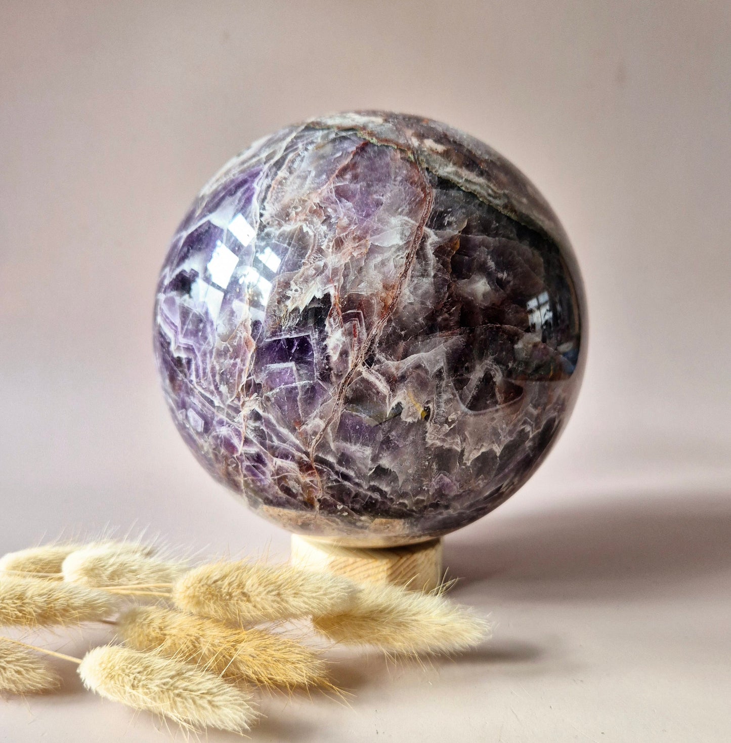 XXL Dream Amethist Edelsteen Bol – 150 mm | Spirituele Edelsteen voor Rust en Balans Statement Piece