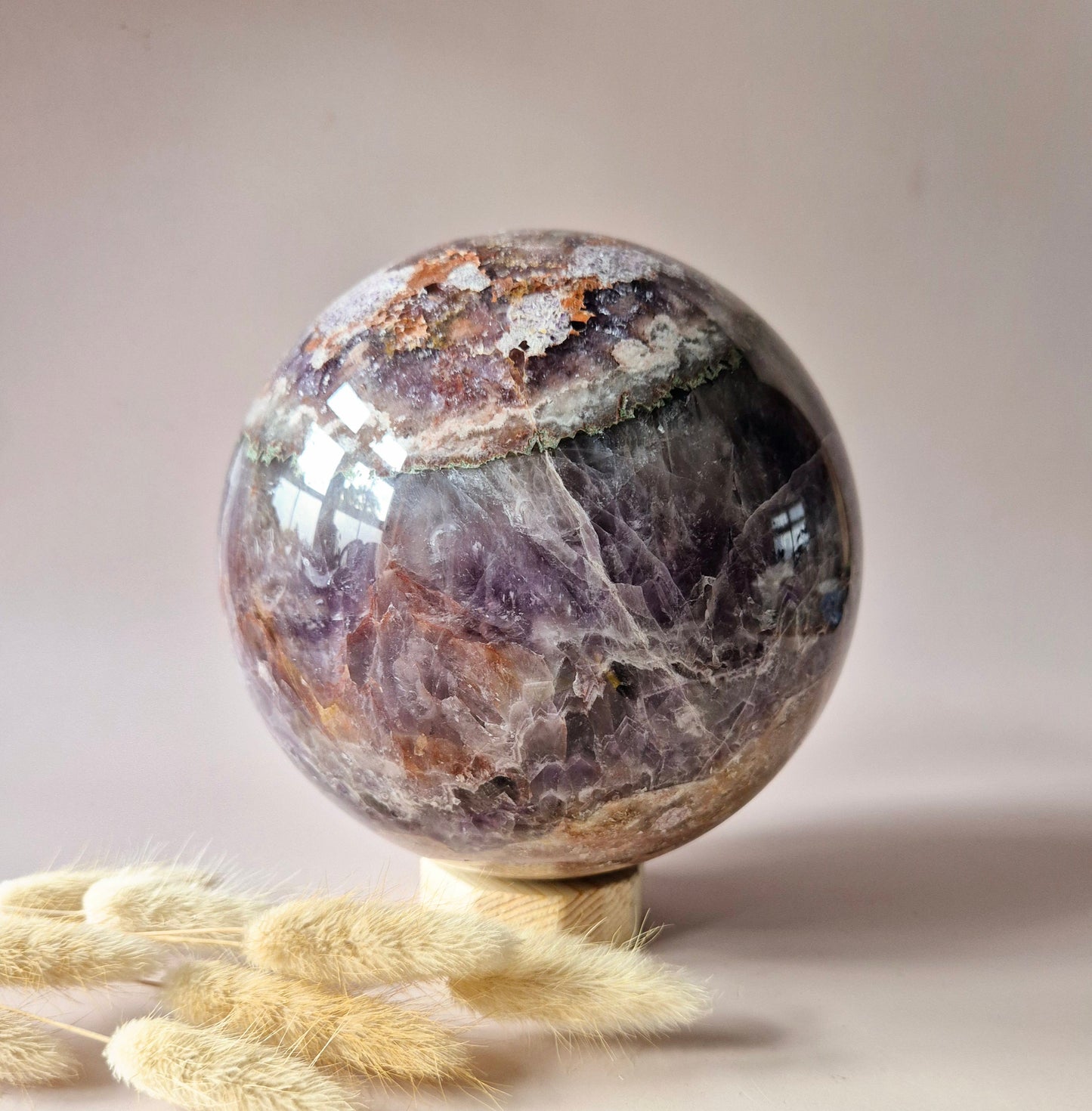 XXL Dream Amethist Edelsteen Bol – 150 mm | Spirituele Edelsteen voor Rust en Balans Statement Piece