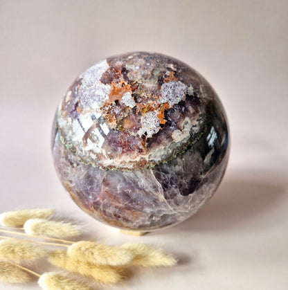 XXL Dream Amethist Edelsteen Bol – 150 mm | Spirituele Edelsteen voor Rust en Balans Statement Piece