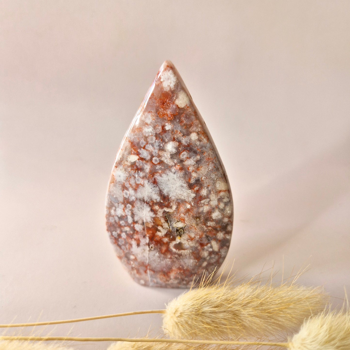 Edelsteen Druzy Pink Amethist flame 129g (Roze Amethist)