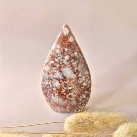 Edelsteen Druzy Pink Amethist flame 129g (Roze Amethist)