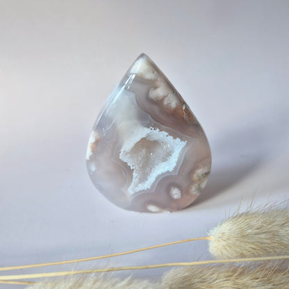 Edelsteen Druzy Pink Amethist flame 114g (Roze Amethist) 2