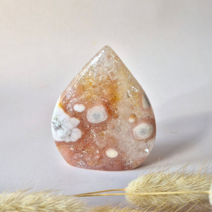 Edelsteen Druzy Pink Amethist flame 114g (Roze Amethist)