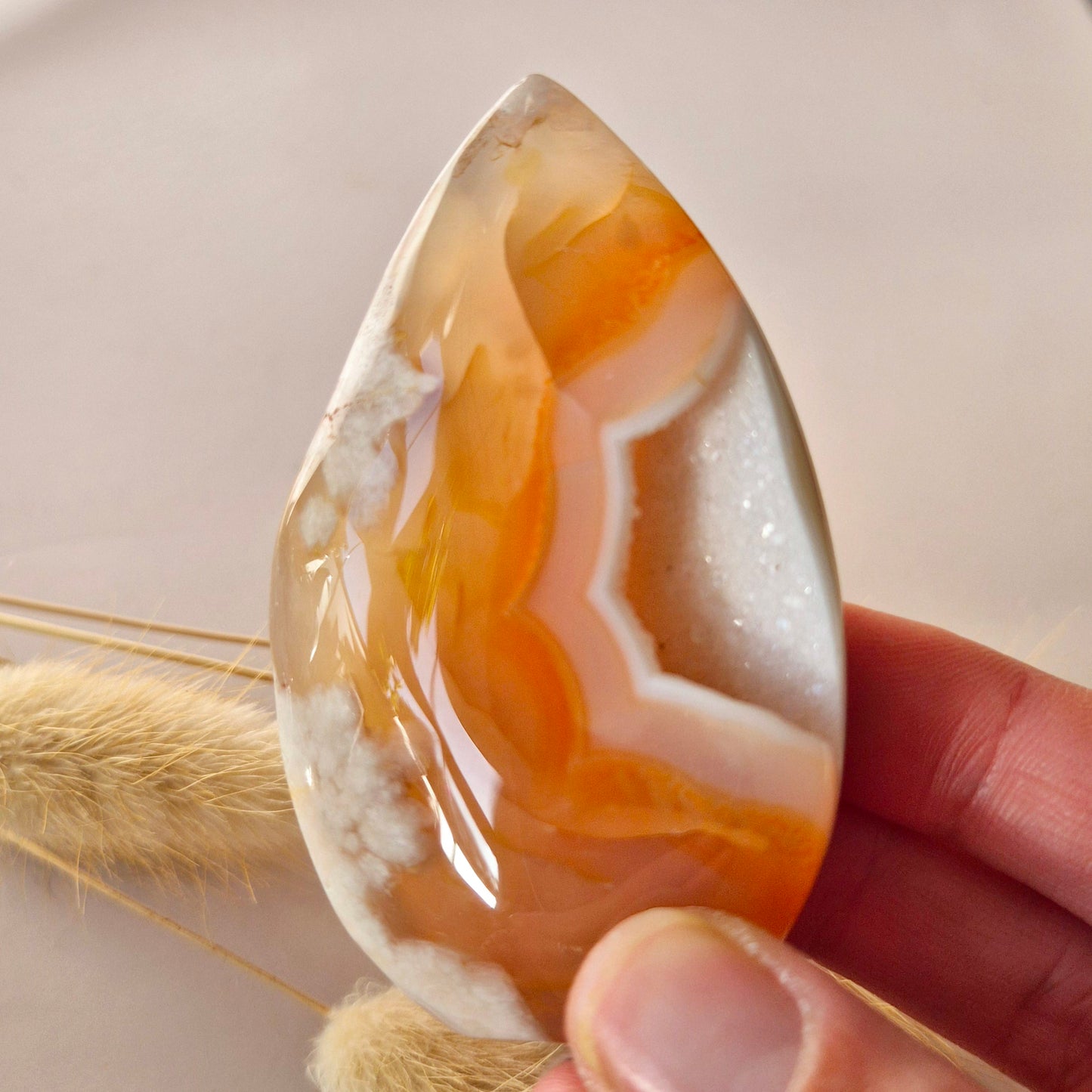 Edelsteen Druzy Pink Amethist flame 72g (Roze Amethist)