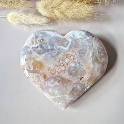 Edelsteen Druzy Pink Amethist Hart 260g (Roze Amethist)