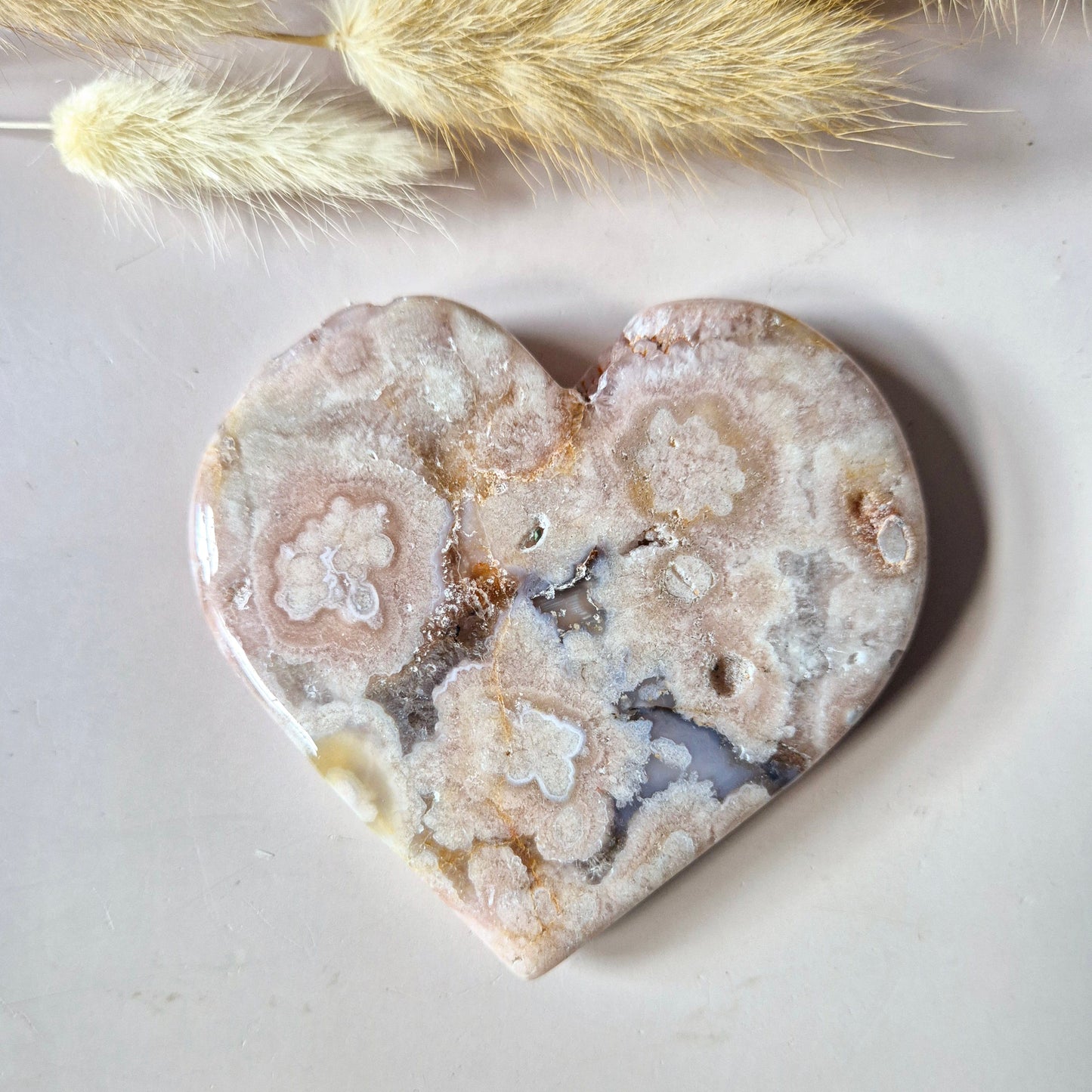 Edelsteen Druzy Pink Amethist Hart 168g (Roze Amethist)