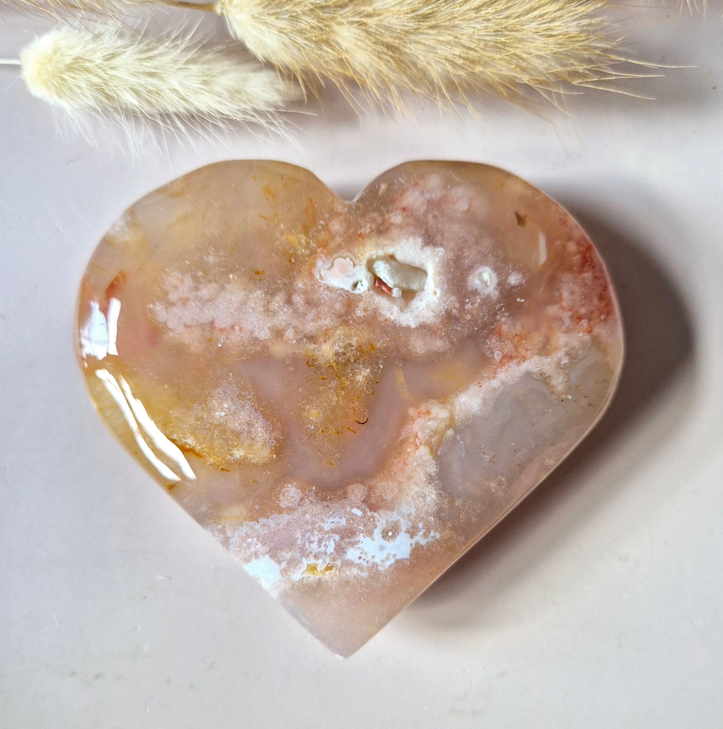 Edelsteen Druzy Pink Amethist Hart 250g (Roze Amethist)